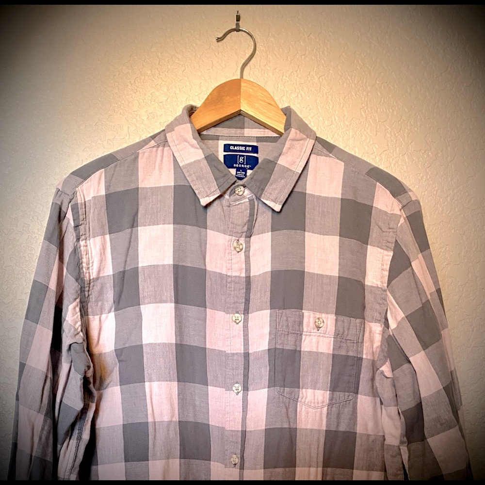 Men’s L long sleeve button down